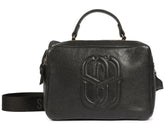 BOLSA TIRACOLO COURO MÉDIA PRETA S 50010 0653 0001 SCHUTZ - Vintedoisk